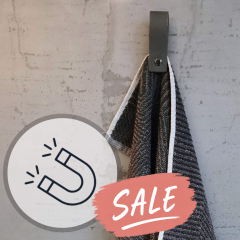 Boucle magnétique en cuir | pour surface métallique