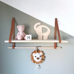 Étagère chambre bébé | étagère avec barre