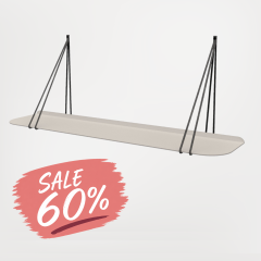 Plank metaal rond | Greige