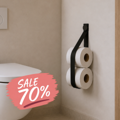 Porte-rouleau de papier toilette - pour rouleaux de rechange