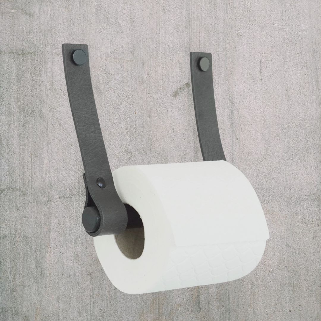 Porte-rouleau de papier toilette en cuir tendance