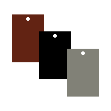 3 kleuren staal samples