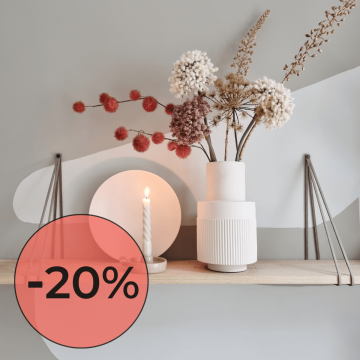 Leren split-plankdragers Taupe