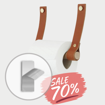 Toiletrolhouder zonder boren 