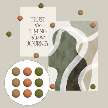 Ronde magneetjes - 9 stuks kleur