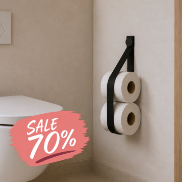 Porte-rouleau de papier toilette - pour rouleaux de rechange