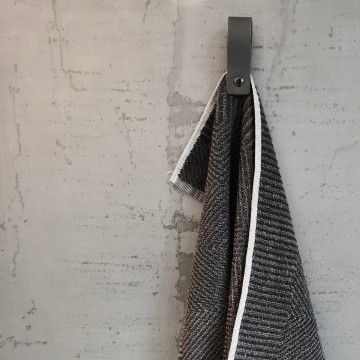 Leren magneet-lus / Vintage Black